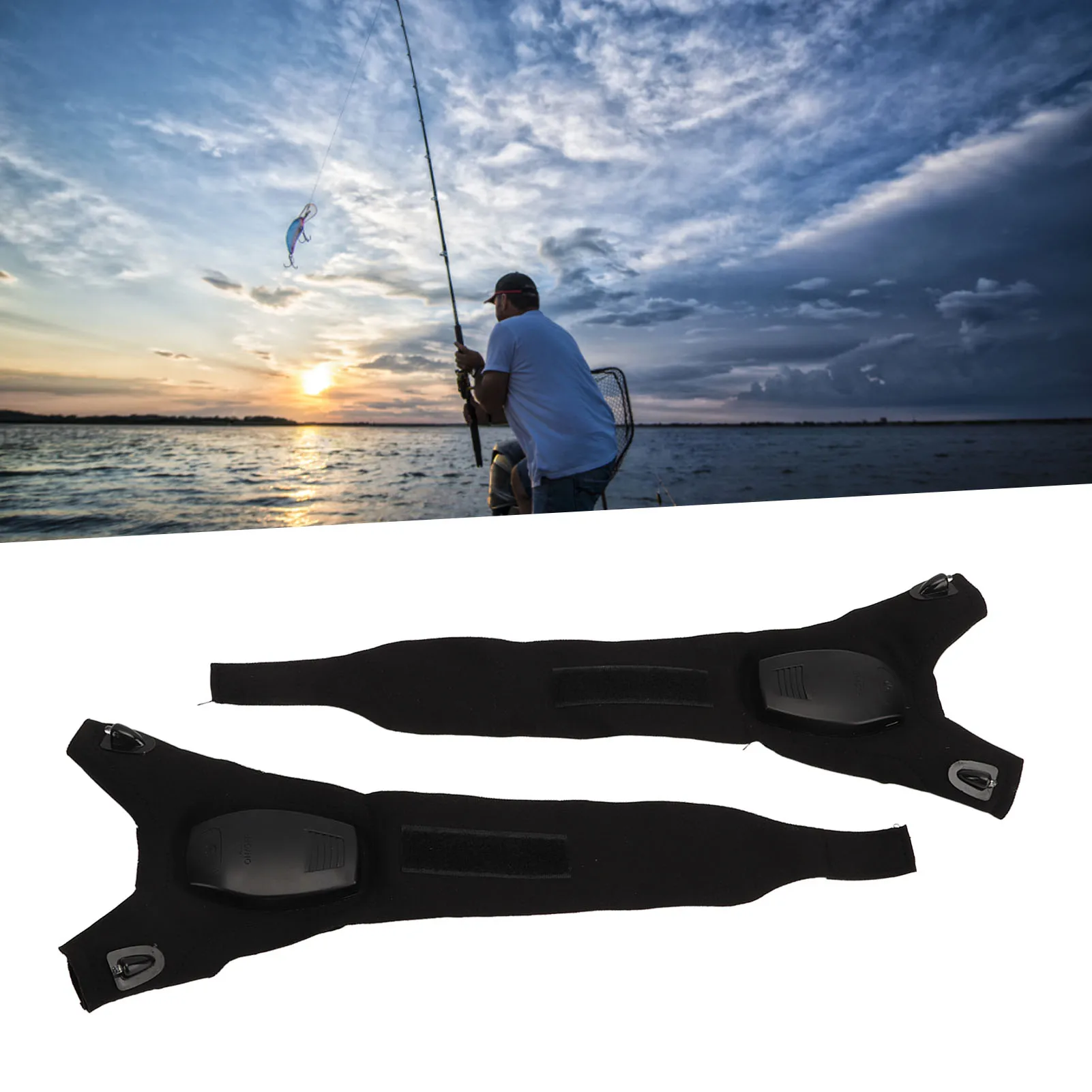 

ZK30 Flashlight Gloves Rechargeable Breathable Fingerless Hands Free LED Light Gloves for Fishing Cycling 1 Pair Box Type