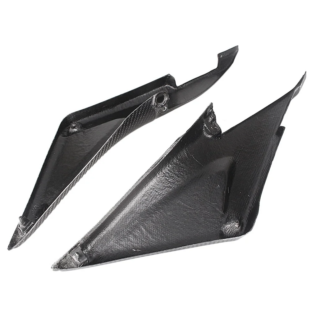 2Pcs Real Carbon Fiber Motorcycle Fuel Gas Tank Side Cover Panels Protector for Honda CBR600RR 2005 2006 / CBR 600RR 05 06 image 4