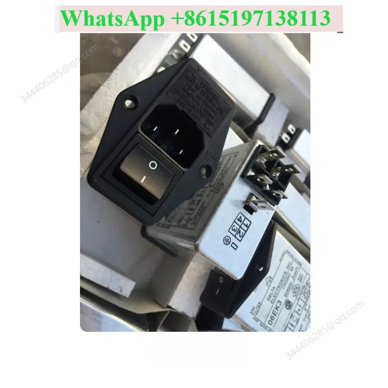 06EK3 New Delta power filter socket 6A
