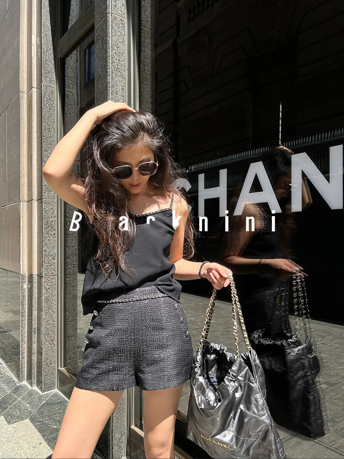 

Ele Blanini ort Pants with Embroidery Fabric And 3D Cutting Proc in Two Colors Ladies Casual Straight Leg Trousers