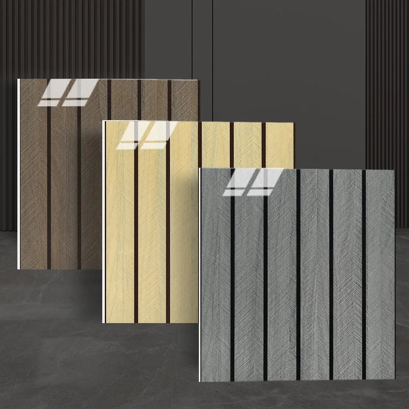 Wallpapers for Living Room Bedroom Self-adhesive Waterproof and Moisture-proof Wall Panel Imitation Wood Grain Wall Tile Sticker
