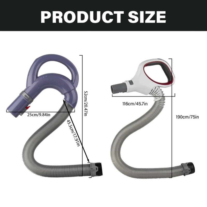 Handheld Vacuum Cleaners Hose Extension Pipe Flexible Home Cleaning Dusting Tool image 6
