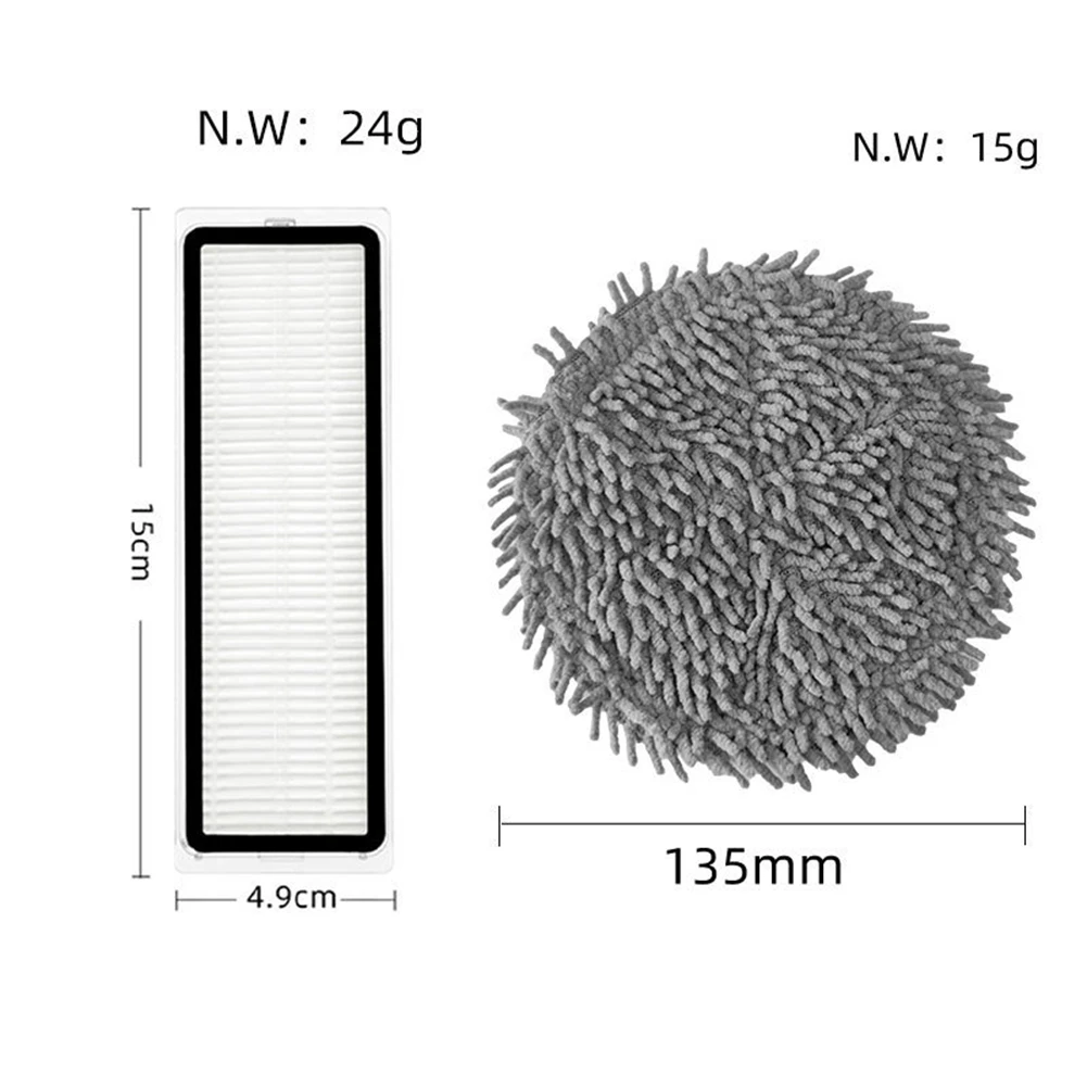 2 шт., набор аксессуаров для робота-пылесоса, с Hepa-фильтром