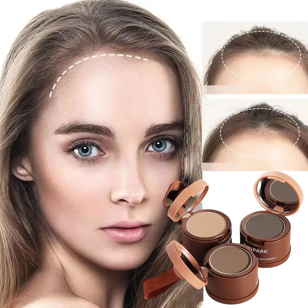 Three-color Eyebrow Powder, Contouring Hairline Powder Three-color Brown Modify Face Shape No Flying Powder Easy To Show Color