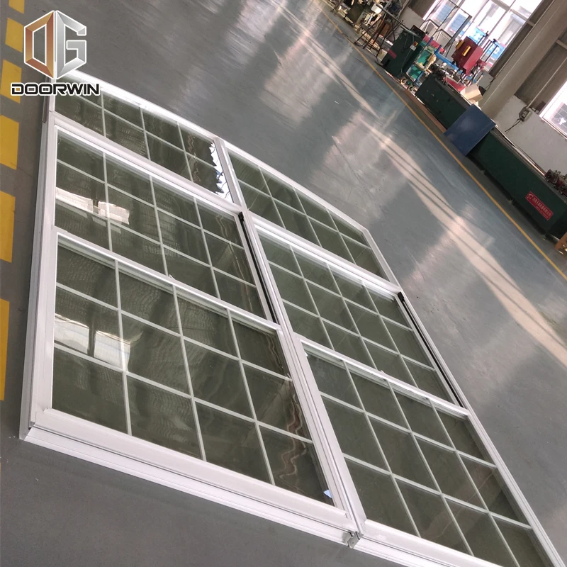 Australia Aluminum top sash low e glass single moser top anderson double European Style single hung white color slide window