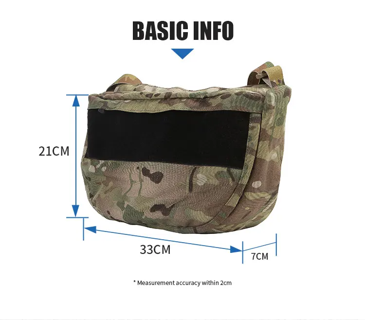 Emersongear Umhängetasche, wasserdicht, Tarnmuster, Schultertasche, Crossbody-Tasche, für Radfahren, Outdoor-Sport, Camping – Detail 1