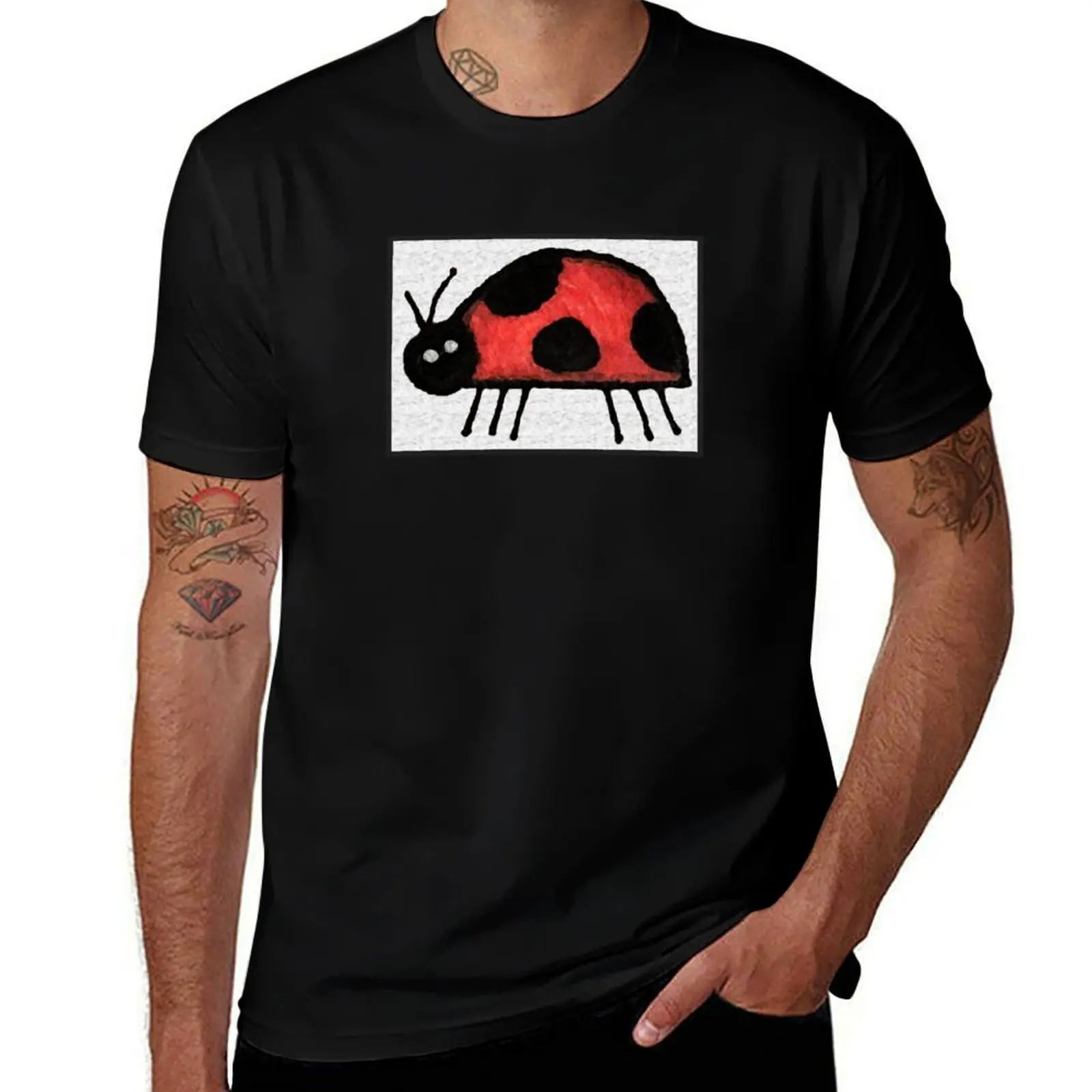 

Ladybug Art #1 T-Shirt man t shirts for men casual man t shirt heavy cotton t shirts designer T-Shirt