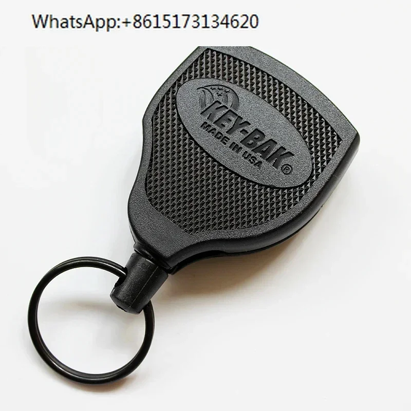 American for KEY-BAK S48K Kevlar Cord Anti Loss Retractable Keychain Stretched 120CM Retractable Keyring