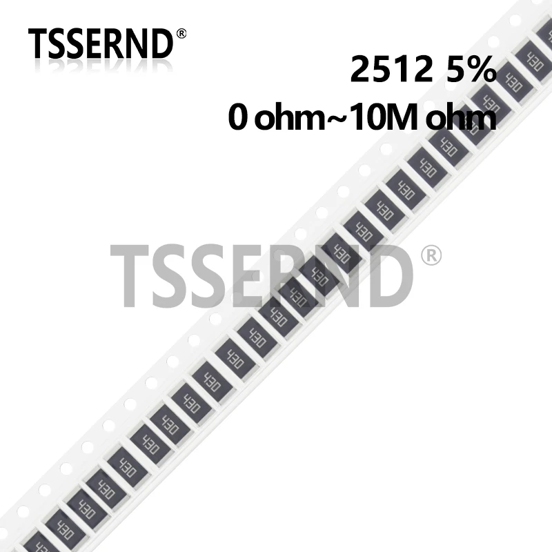 50Pcs 2512 5% 1W Re…