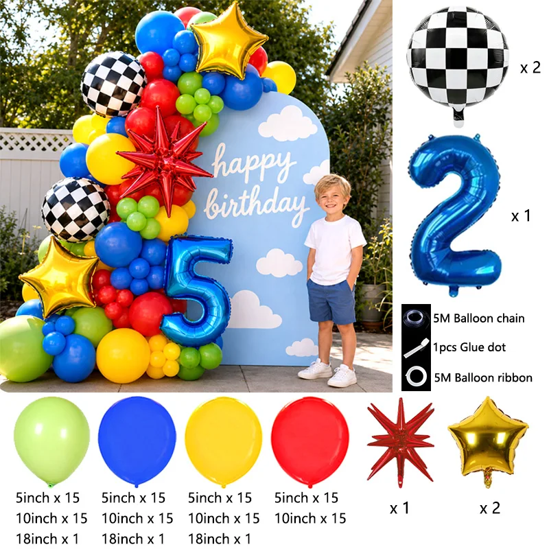 Super Bors Children Video Game Balloon Arch Bouquet Red Mushroom Game Controller Globos Party Ornament Supplies view 3