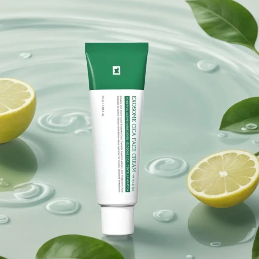 كريم وجه عشبة الثلج صغير الحجم من exocrine يصلح بطف البشرة الحساسة ويحسن اللحمرار والجفاف كريم وجه للعناية بالبشرة #4