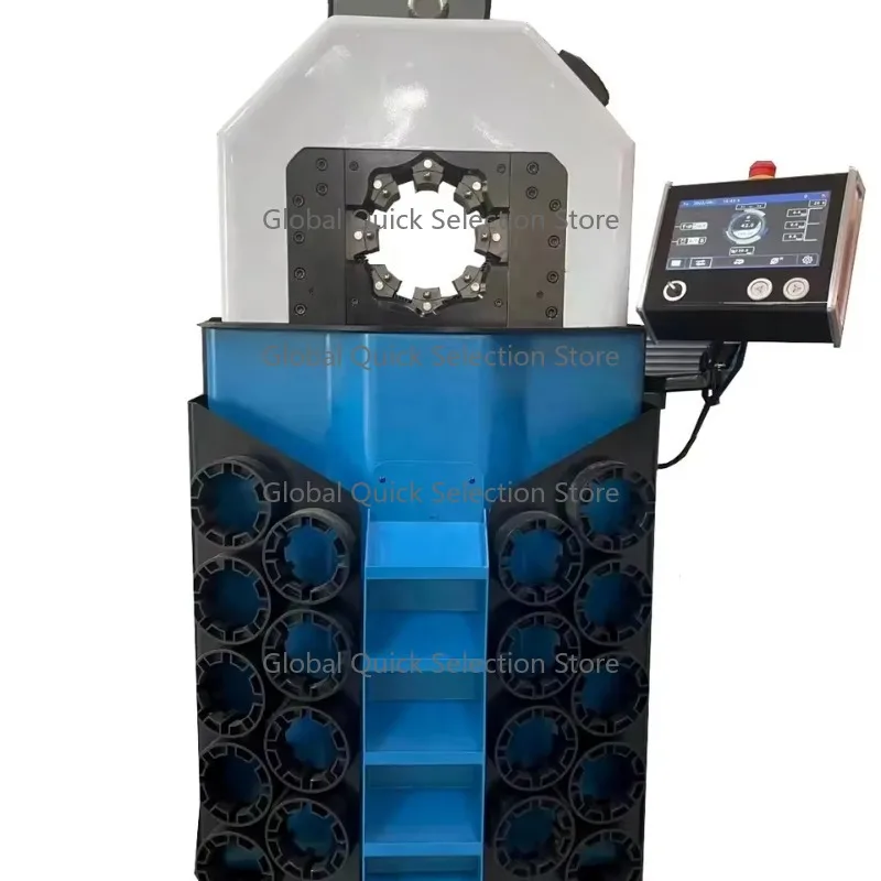 

4" Big Diameter Ultra-thin Hose Crimper Heavy D-uty Hydraulic Hose Crimping Machine with Touch Screen