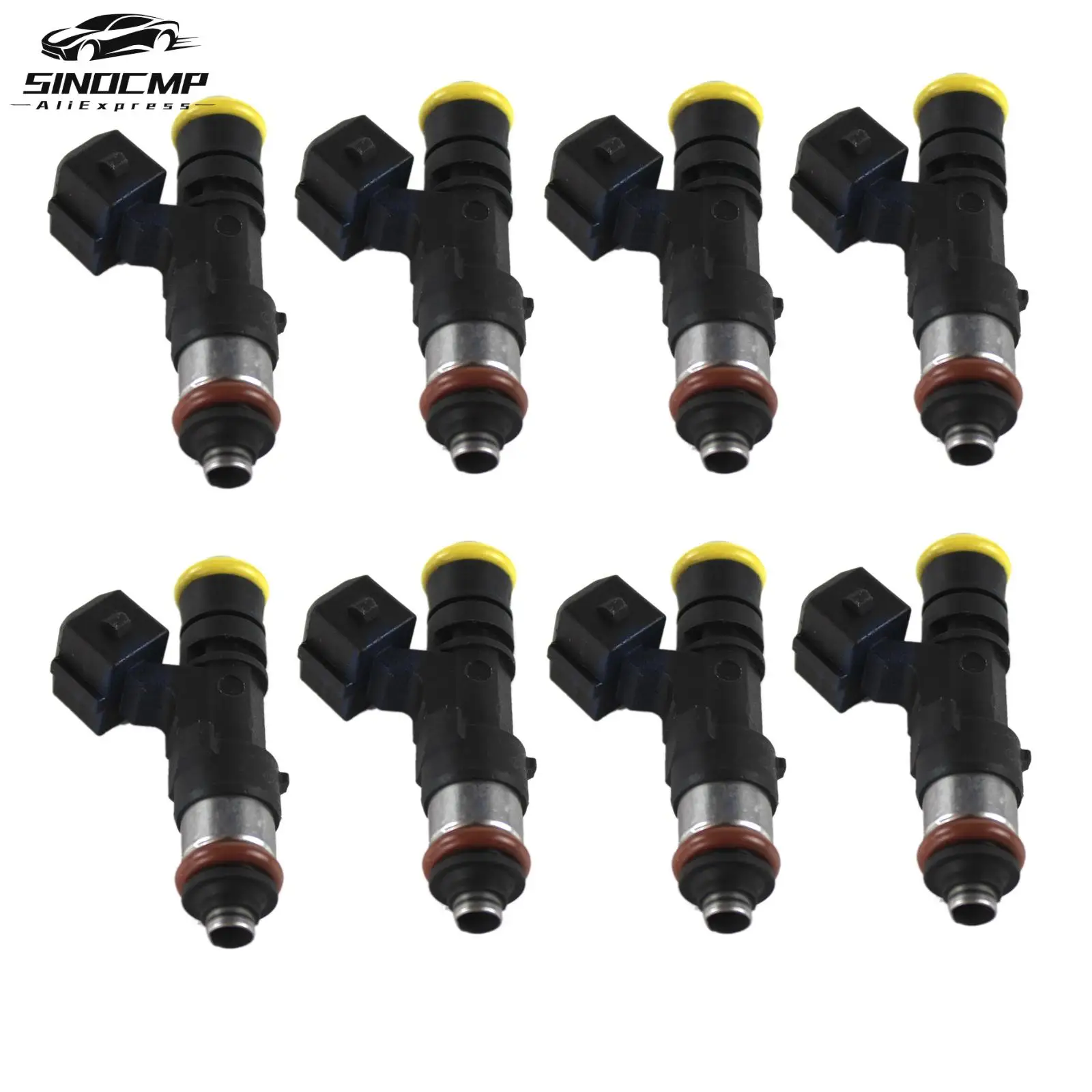 

8Pcs Fuel Injector 0280158829 0280158821 0280158843 210lb 2200cc For Bosch Honda Audi Mazda Dodge LS3 LS7 Corvette C6 Z06 Camaro