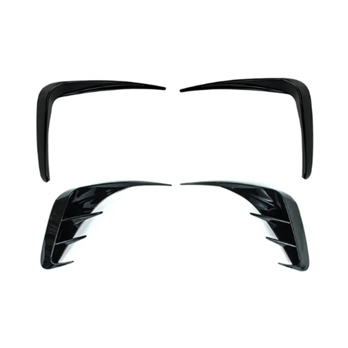 Car Front Rear Bumper Canards Fog Light Trim / Canards Spoiler Splitter for 3 Series G20 G21 G28 2019-2023