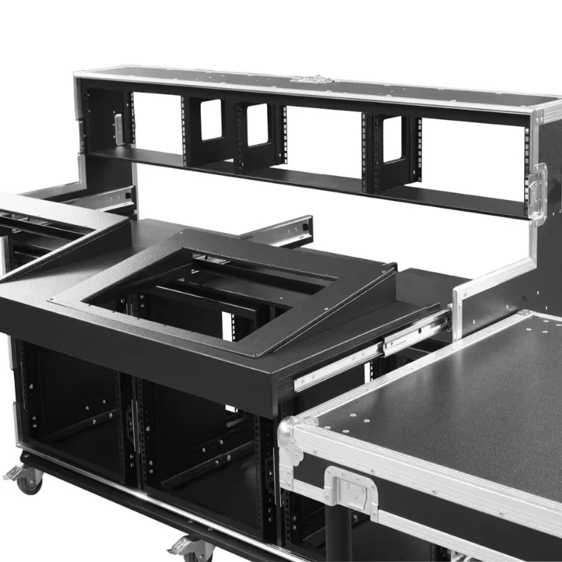 Directed Rolling Video Production Work Station Travel Flight Case with 19\