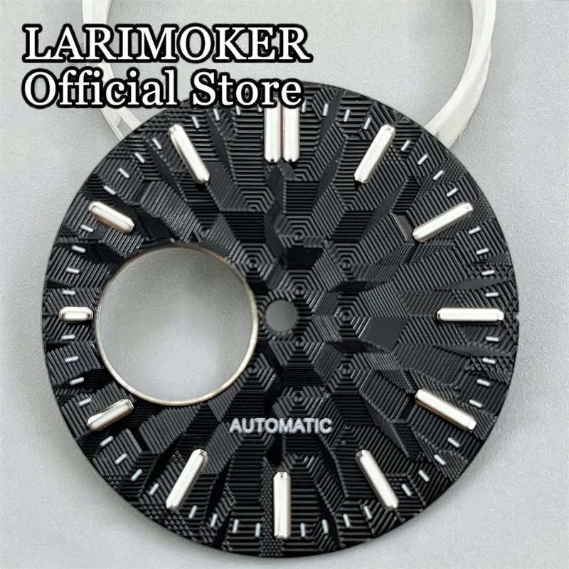 LARIMOKER 29mm/31mm Green Luminous Watch Dial Accessories Diving Texture Fit NH38 Movement