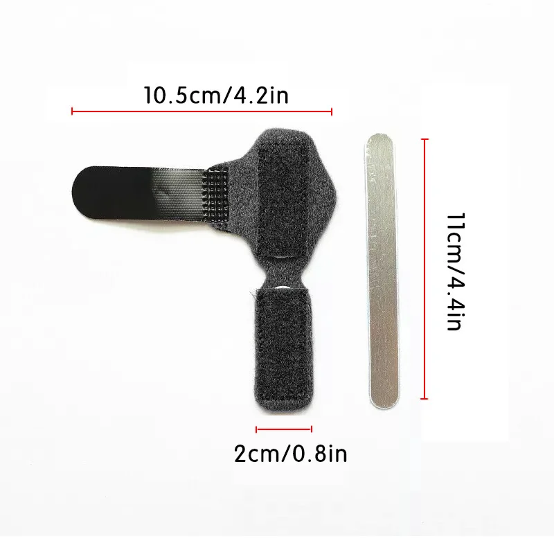 1PC Finger Toe Splint Stabilizer Adjustable Support Brace, Finger Protector Orthosis for Injury Recovery Daily Protection