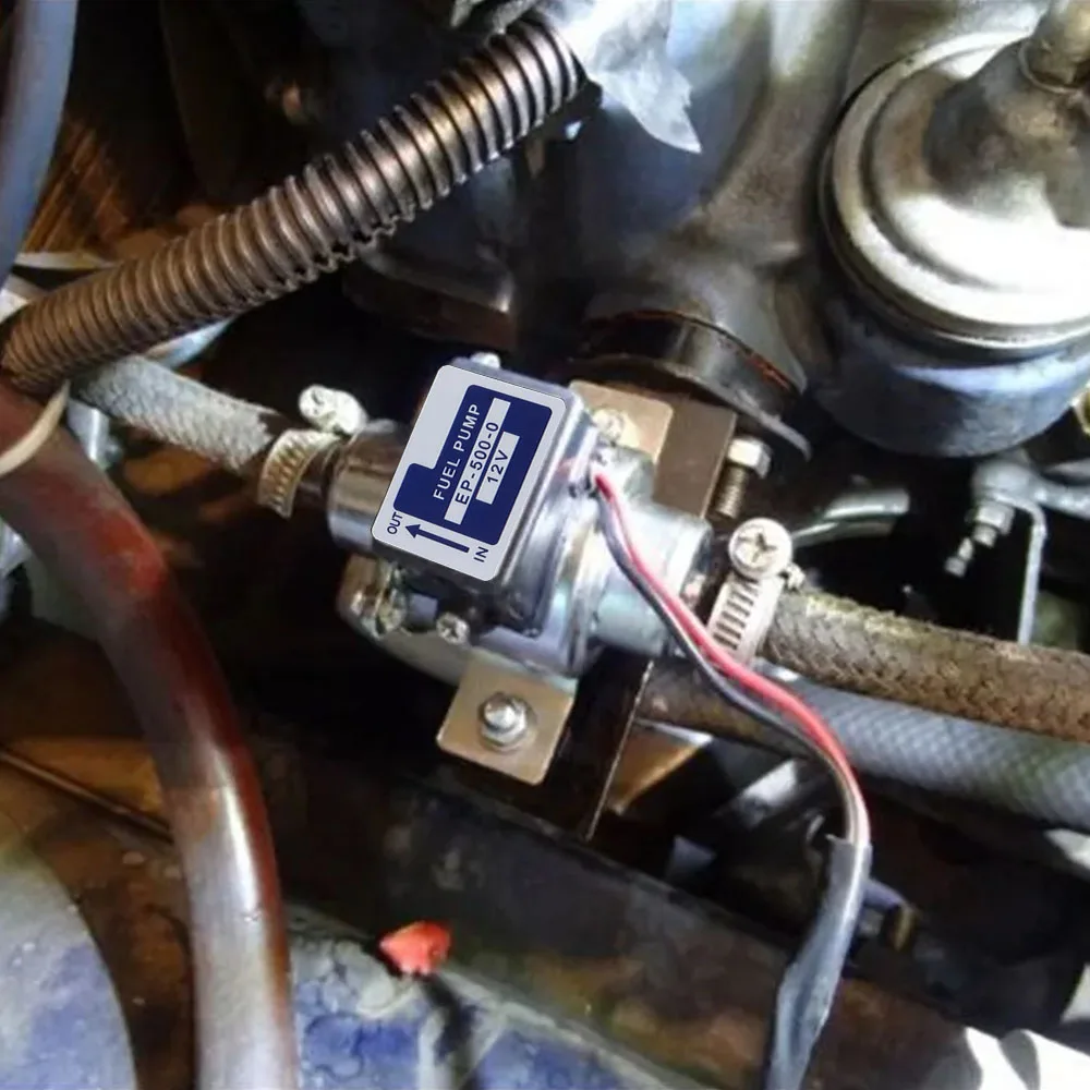 Bomba eletrônica de gasolina e diesel para automóvel, acessórios universais para carro, bomba de combustível e óleo dc 12v