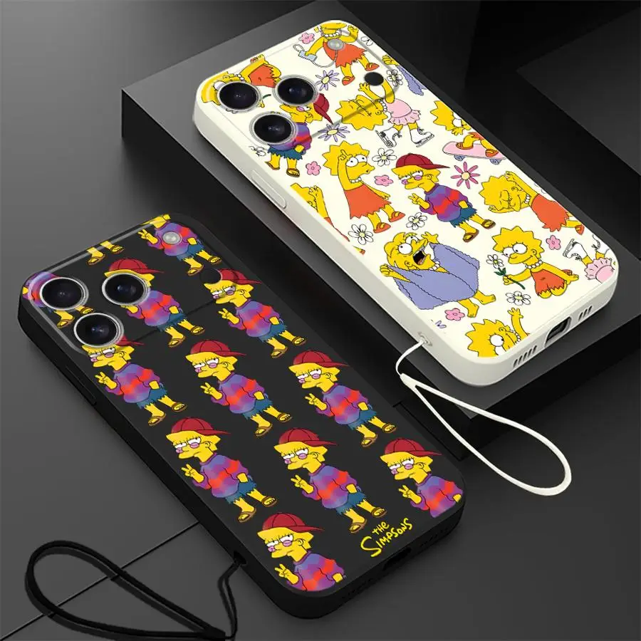 The Simpsons Lisa Case for Apple iPhone 17 Pro Max 11 15 12 Plus 16 7 8 Air 13 Mini XS XR Phone Cover  view 2