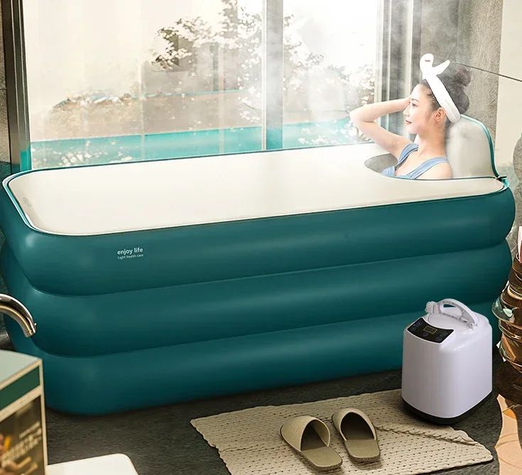 

Foldable Bathtub Automatic Inflatable Bathtub Household Bathtub Large Body Sweat Steamer