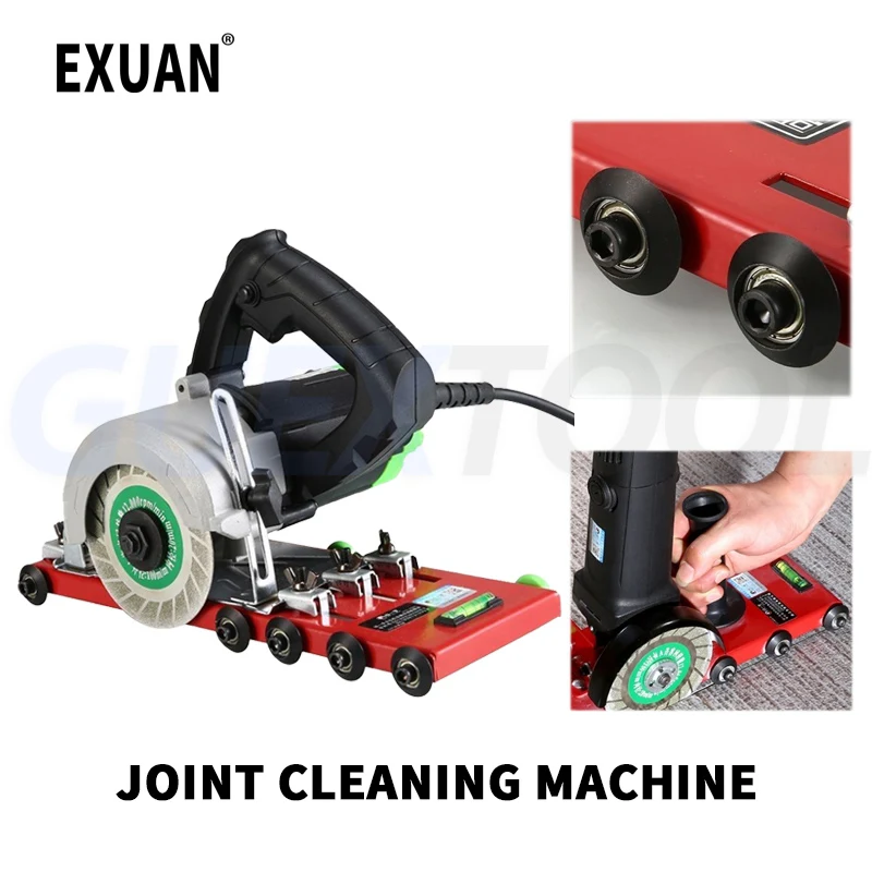 

Dust Free Ceramic Tile Cleaning Machine Electric Floor Tile Slotting Machine Specialized Beauty Seam Cutting Machine Module Cut