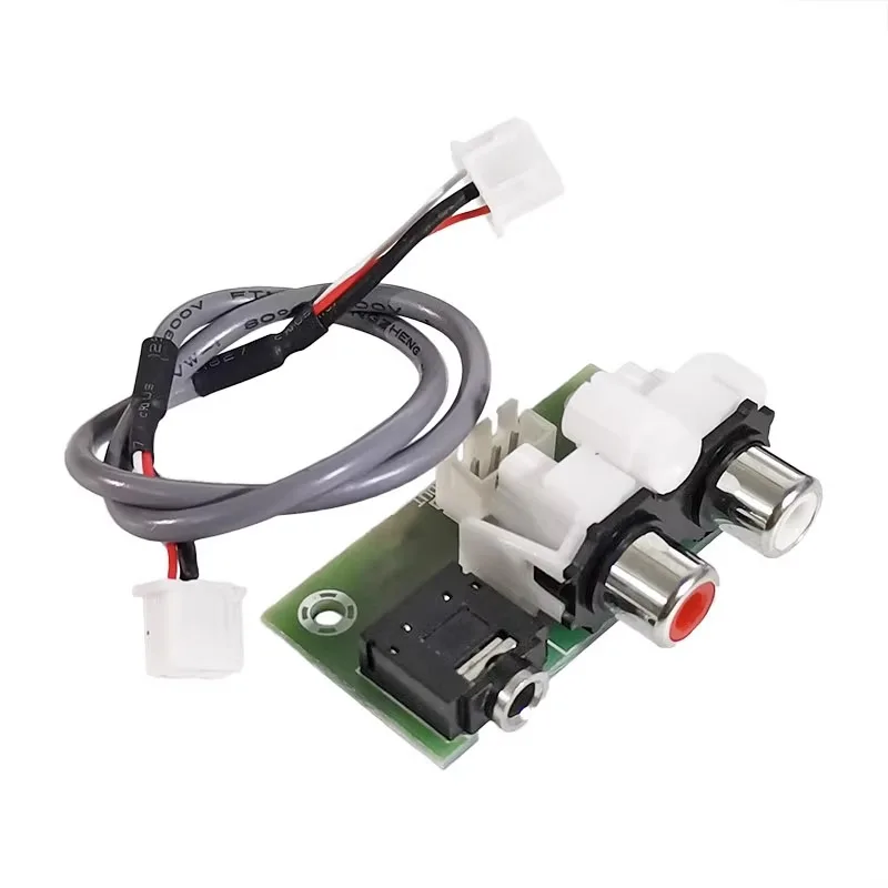 3.5Mm Stereo Jack Audio Hoofdtelefoonaansluiting En Dual Rca R/L Socket Ingang Naar XH2.54-3P Output Adapter Kleine Board Afgeschermde Kabel
