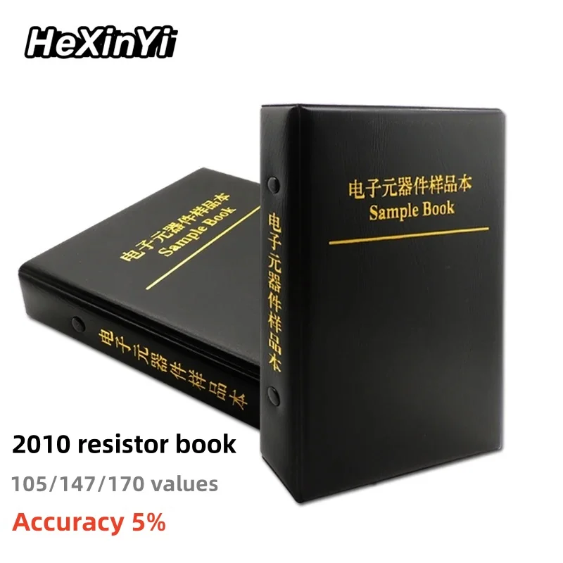 2010 SMD resistor component sample book 105-170 resistance values Accuracy 5% 25pcs for each resistance value