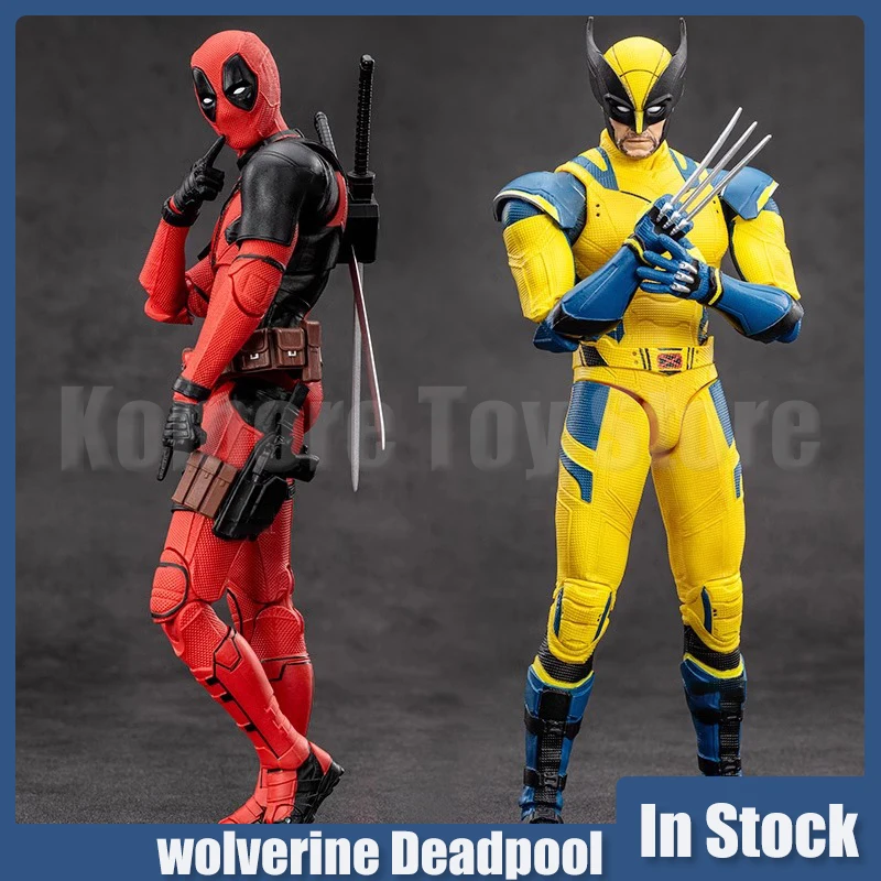 

Deadpool Action Figure Wolverine Figures Standing Deadpool Figurine Pvc Collection Statue Model Ornament Toys Brithday Gifts