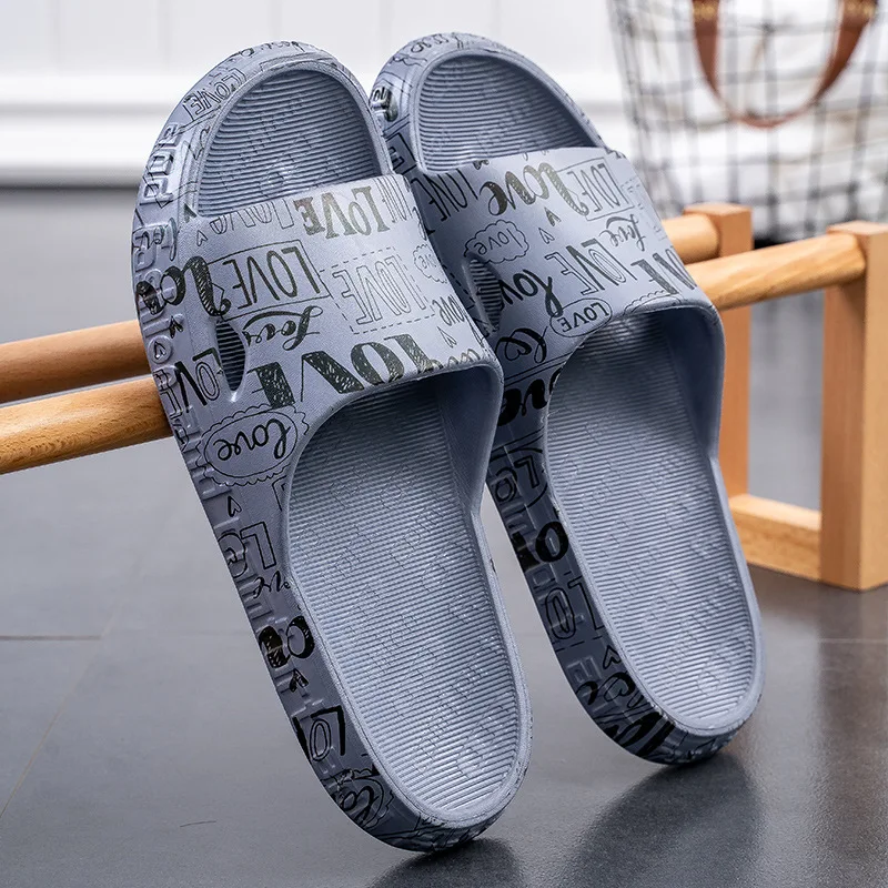 Men Shoes Summer Slippers 2023 New Beach Sandals Male Casual Flat Non-slip Breathable Light Home Slides Chanclas Mujer