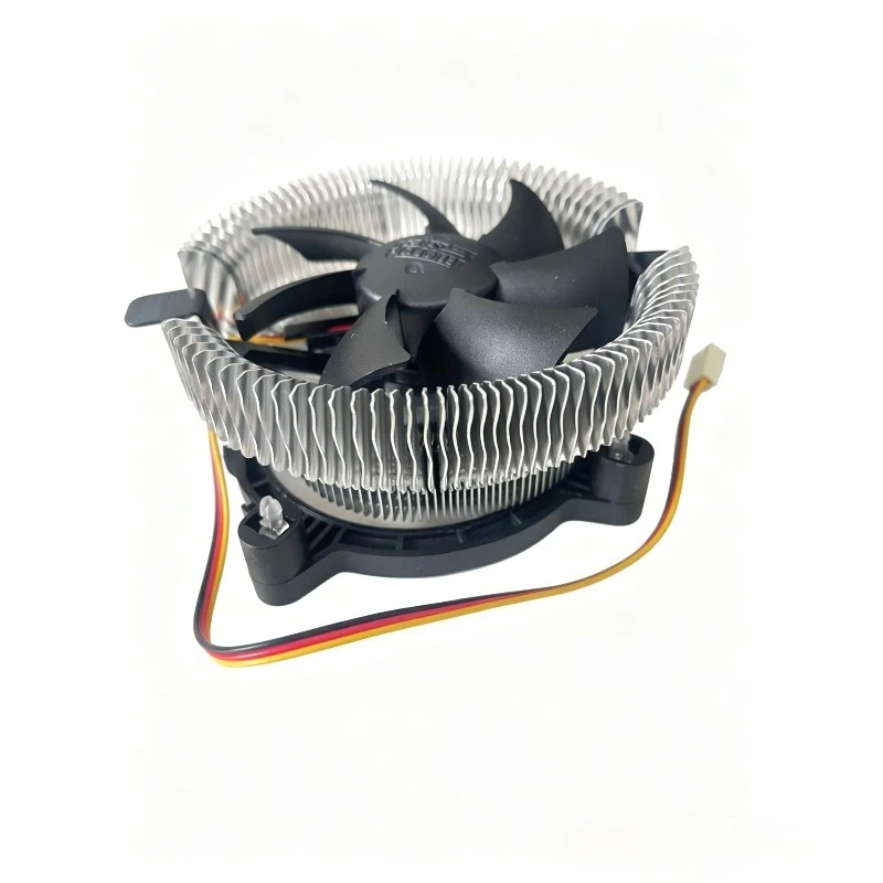 

PCCOOLER CPU Cooler Heatsink Fan with Bracket Thermal Grease 4x Black Pin for Intel LGA 775 115X AMD AM4 Silent Desktop PC Fan