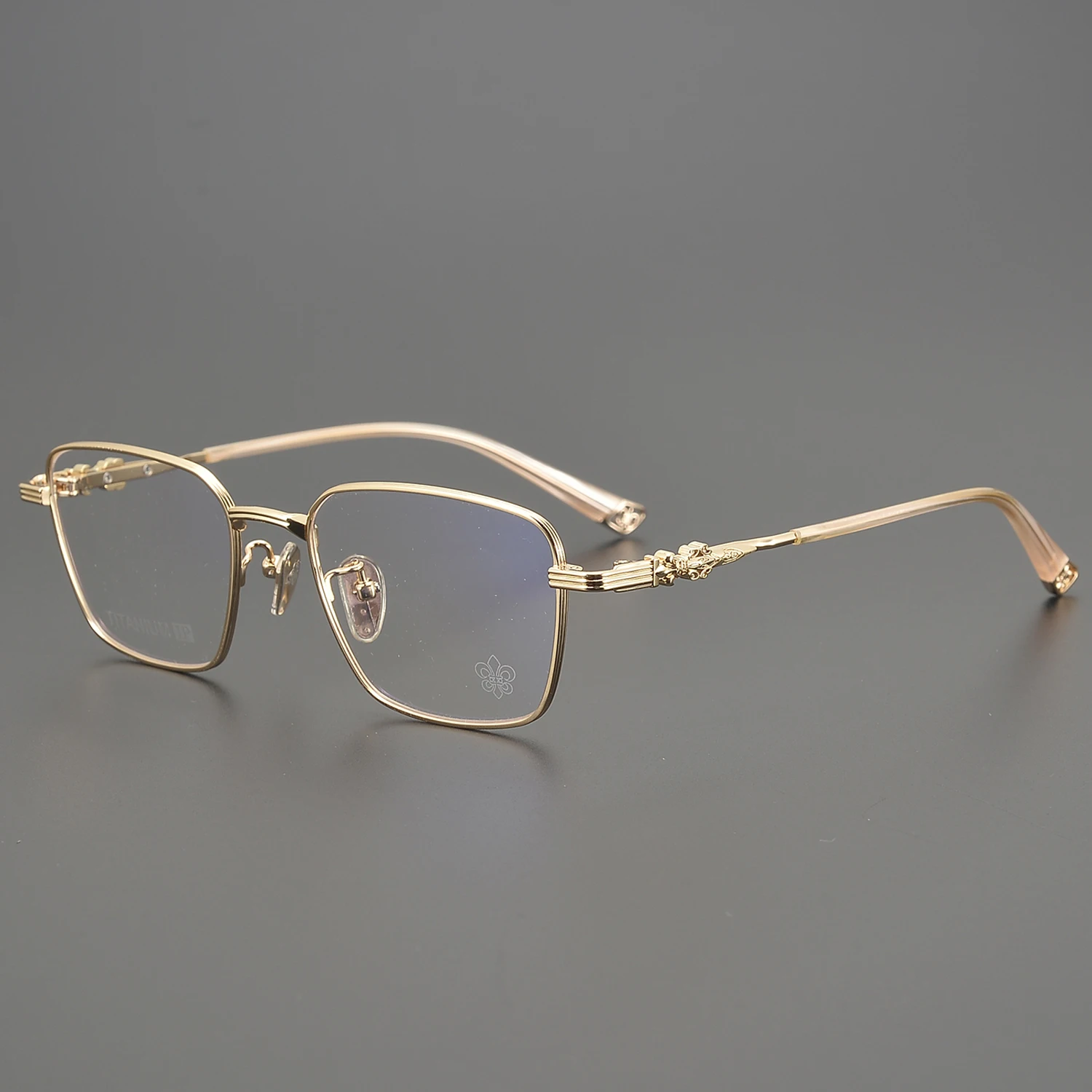 Retro Metal Thin Frame Myopia Glasses for Both Men and Women Optical Prescription Titanium Can Be Paired With Anti Blue Light