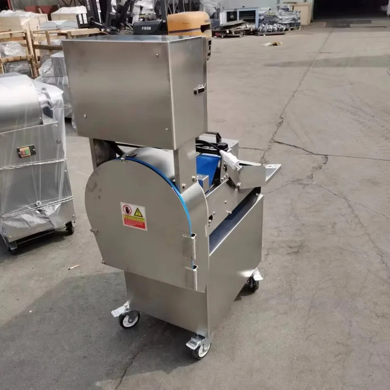 เครื่องตัดผักผลไม้แบบอุตสาหกรรม สแตนเลส สำหรับแครอท แตงกวา ผักใบ ราก และผลไม้ต่างๆ