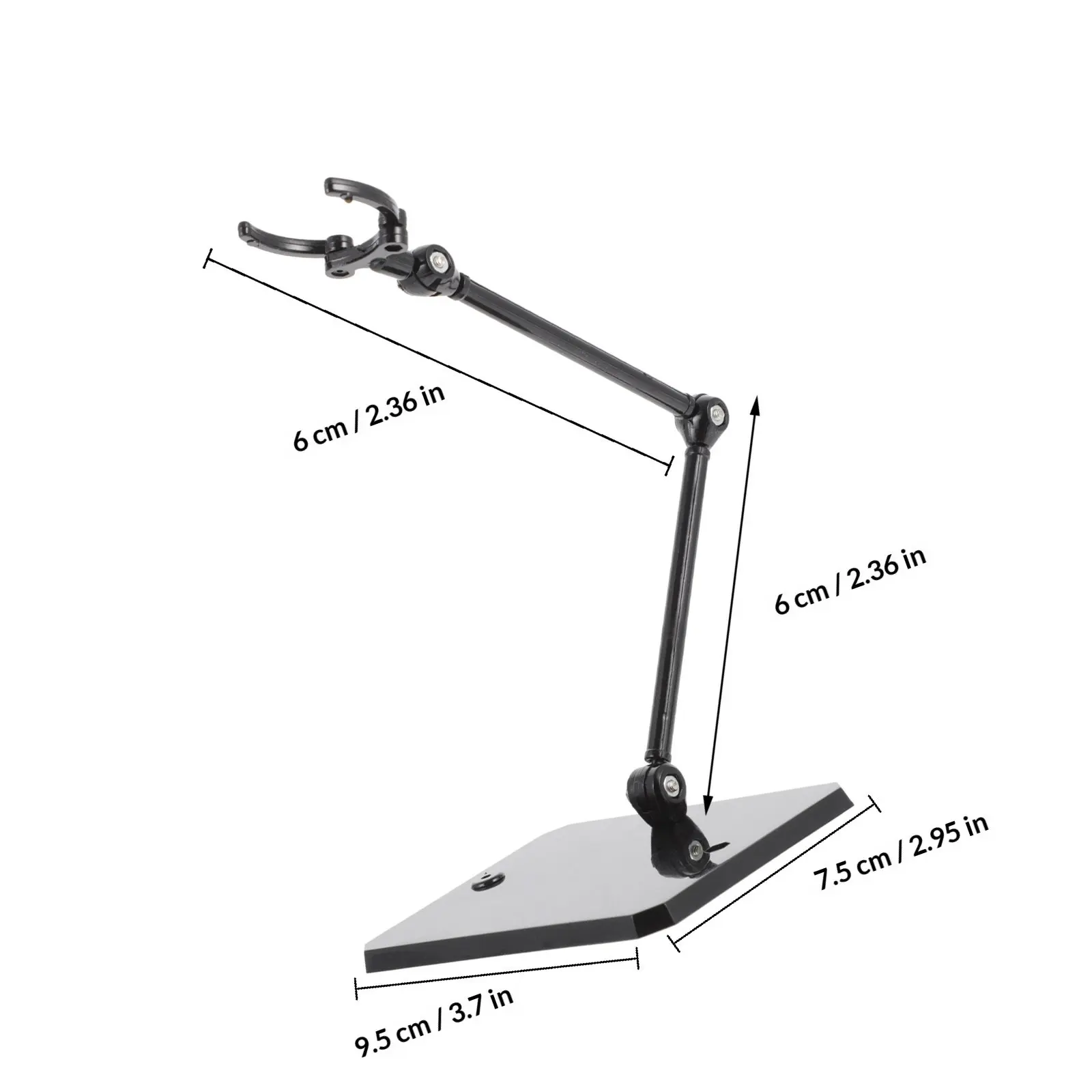 2pcs Action Figure Stand For 2.2Cm Waist Stable Base Holder Display Rack For Home Store Decoration Game Accessory view 6