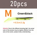 20 piezas verde negro M