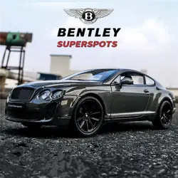 WELLY 1:24 Bentley Continental Supersports GT Coupe Alloy Luxy Car Model Diecasts Metal Vehicles Car Model Simulation Kids Gifts