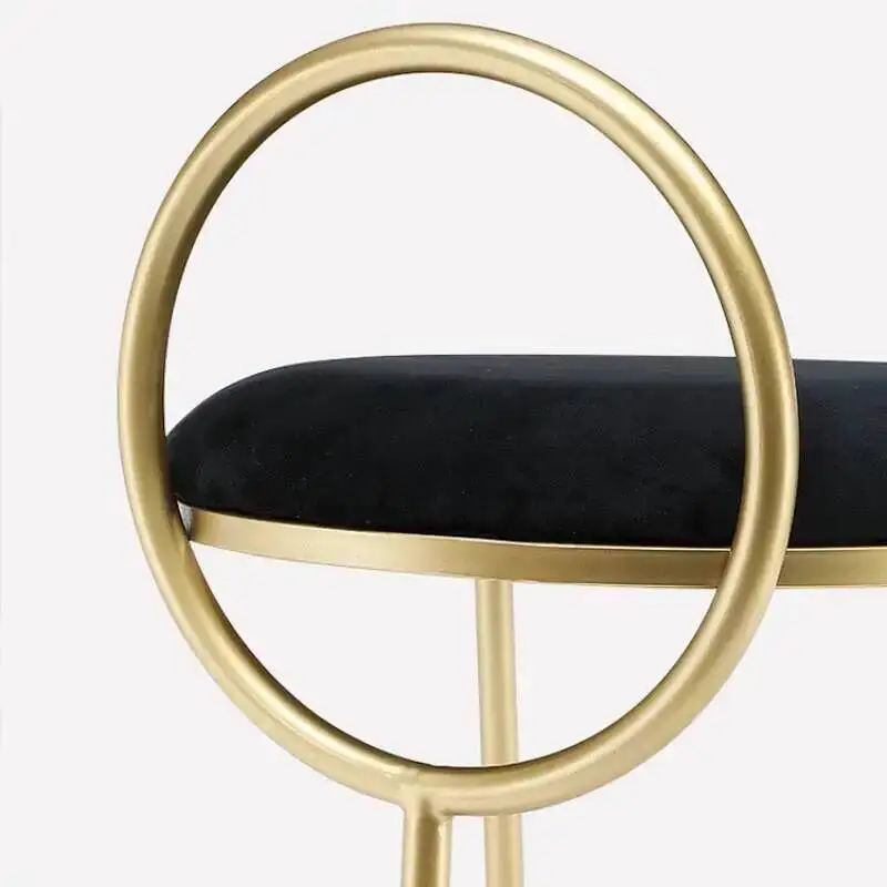 الشمال الحديثة بسيطة بار الطعام كراسي المنزل المطبخ الفاخرة الاسترخاء كراسي عالية الحديد المطاوع بار مطعم Cadeiras الأثاث WKDC #1