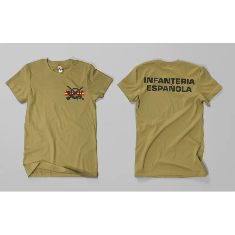 Camiseta INFANTERIA ESPAÑOLA | Spanish Infantry T-Shirt 100% Cotton O-Neck Short Sleeve Casual Mens Tshirt Size S-3XL