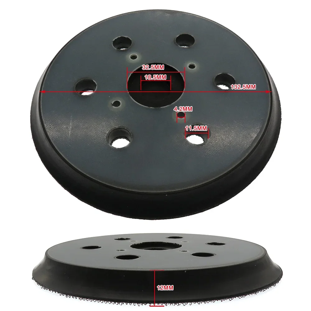 6 Inch Dia 6 Hole  Hook and Loop Sanding Pad  Replacement 150mm Backing Pad Sanding pad for Ridgid R2611 Random Orbit Sander