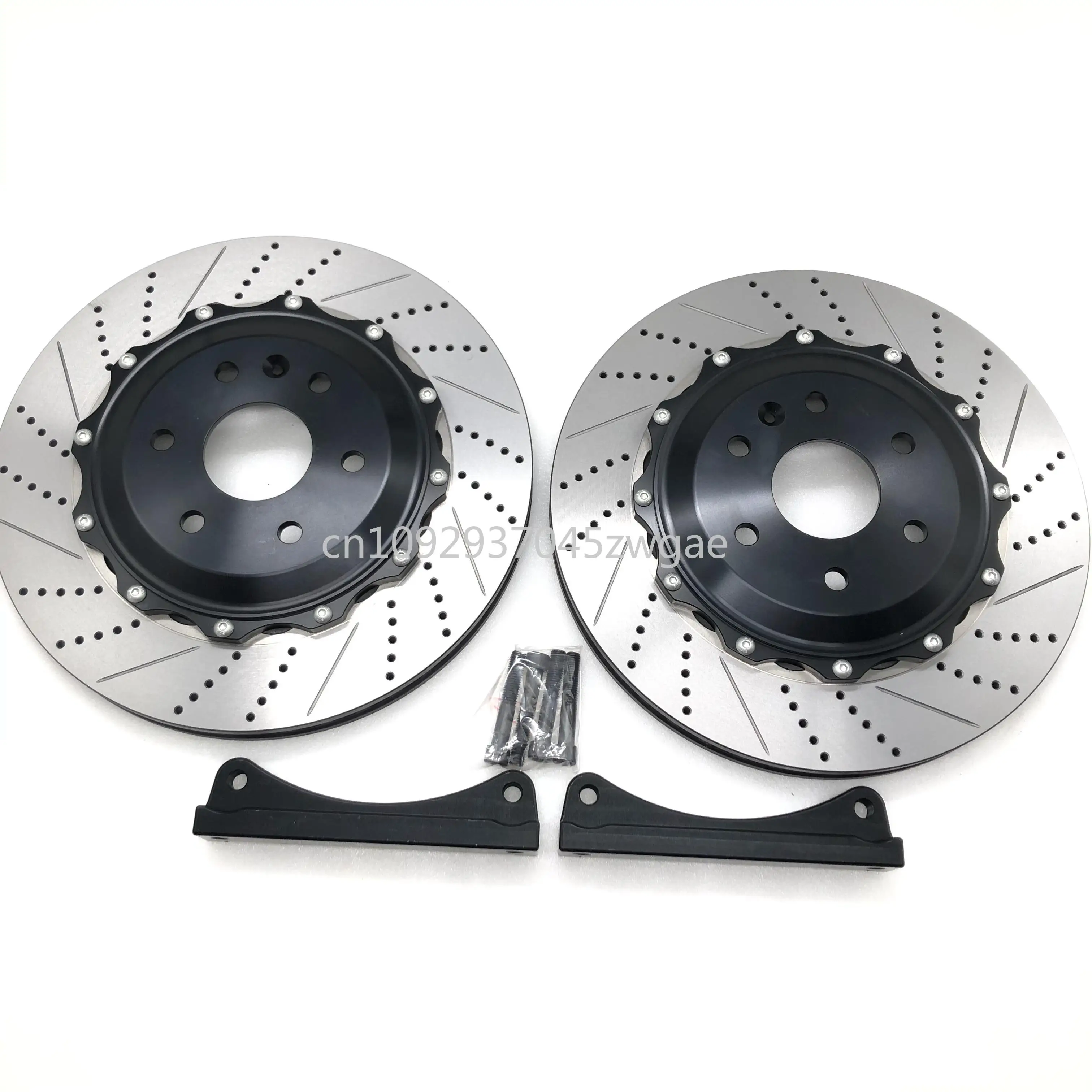 

High Performance Auto Brake Disc Kit Customizable 330 360 370 380 390mm Rotor For Subaru Wrx BMW Toyota Audi Iron Material
