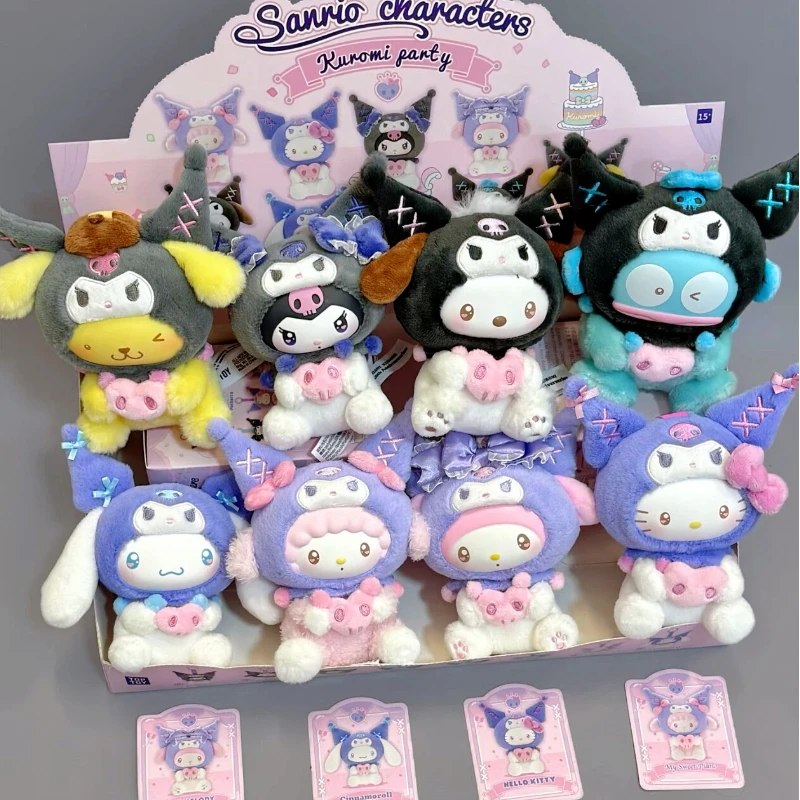 

Новая коллекционная плюшевая игрушка-сюрприз Sanrio 2026: Hello Kitty, Melody, Kuromi, Cinnamoroll. Оригинальный мультяшный декор.