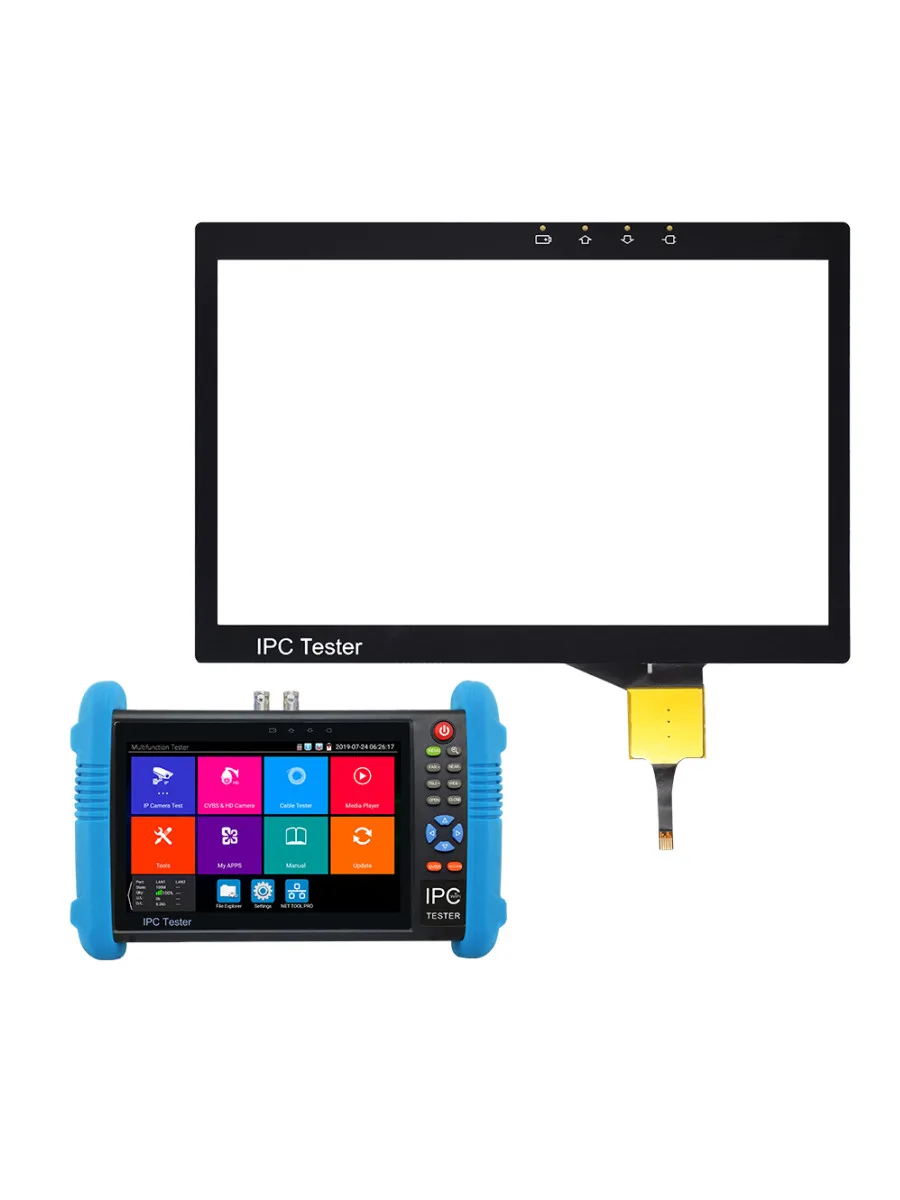 Imagem -02 - Original Cctv Tester com Lcd Touch Screen Reparação Ipc 4k Tester Ipc1800 Adhs 5100 5200 9800 Plus Series