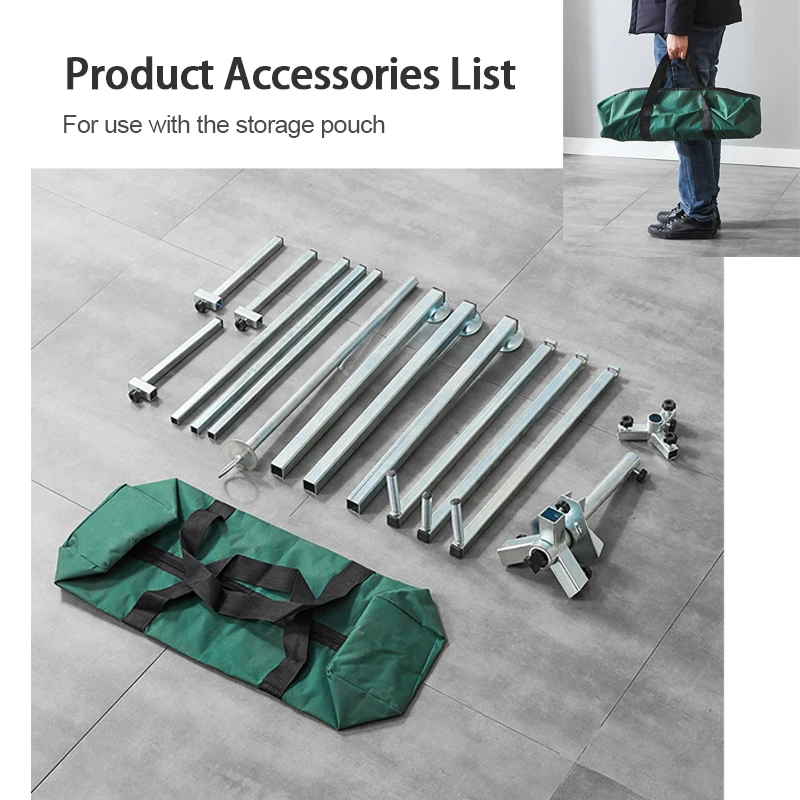 Floor Heating Pipe Dispenser Radiant Floor Tube Unwinder Multi-Functional PEX Pipe Dispenser Stand Pipe Coil Dispenser Rack