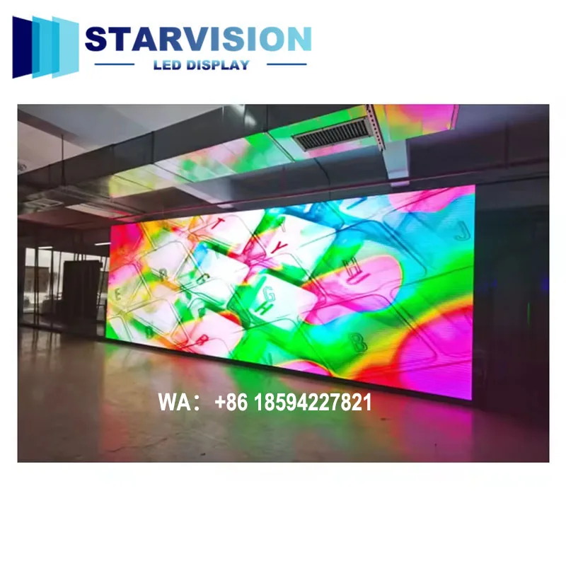 4K Ultra HD Indoor Fixed LED Display P1.25 P1.5 P2 Small Pitch LED Screen for Command Center