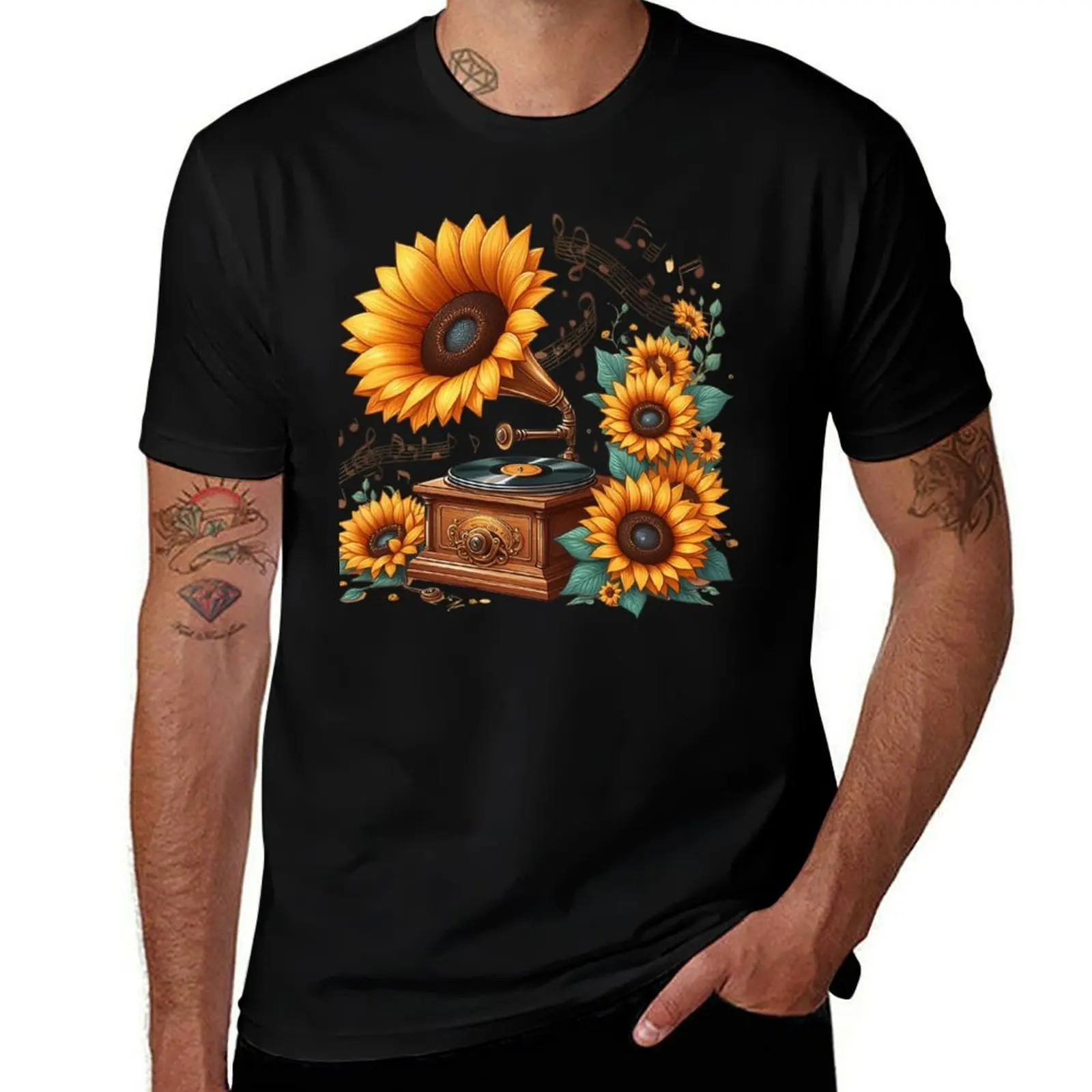 

Singing in the Sun T-Shirt oversizeds funny gifts clothes T-shirts for men cotton
