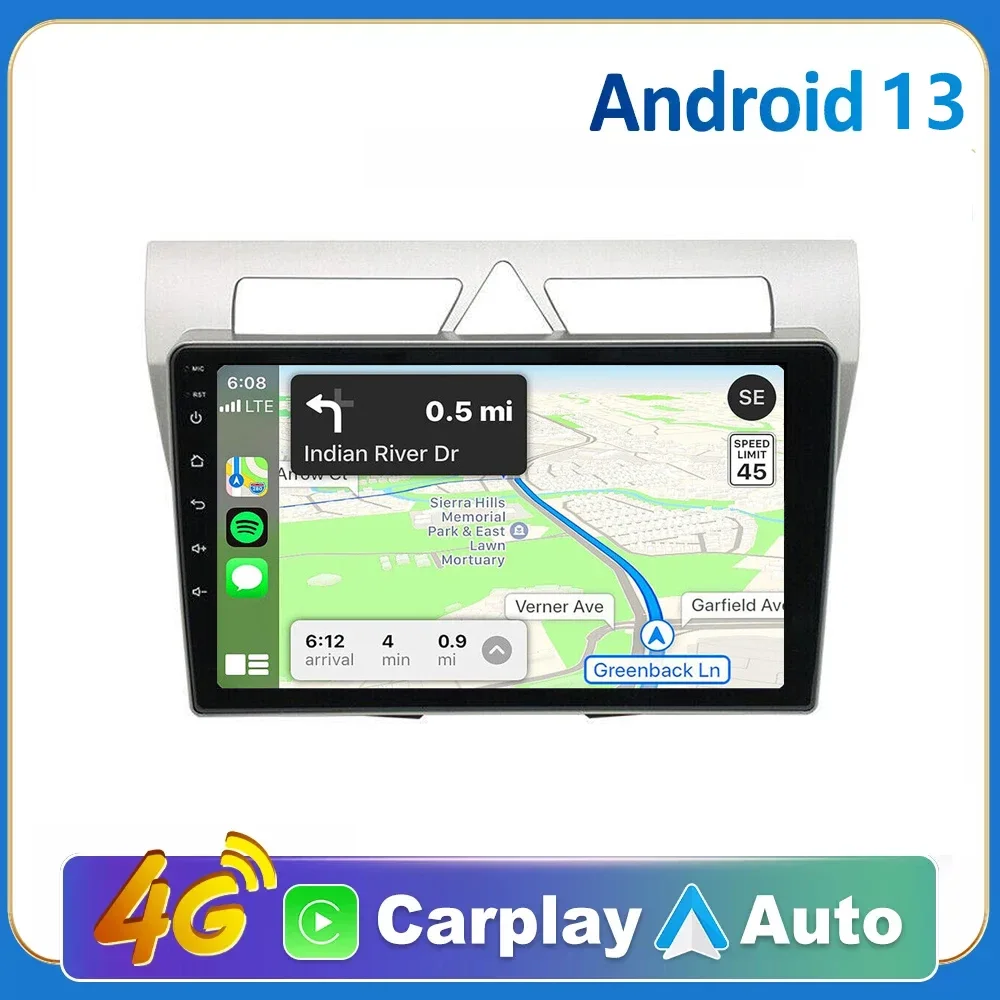 Android 13 For Kia Morning Picanto 2007 2008 - 2010 Car Radio Wireless Carplay Auto Autoradio Stereo WIFI DSP Multimedia  4G LTE