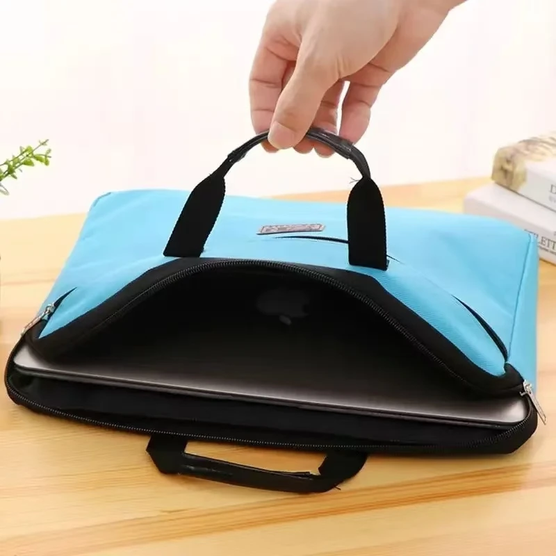 Bolsa de lona com zíper, bolsa de armazenamento de documentos de papel, pasta de arquivo a4, pasta portátil, artigos de papelaria, material de escritório, logotipo personalizado