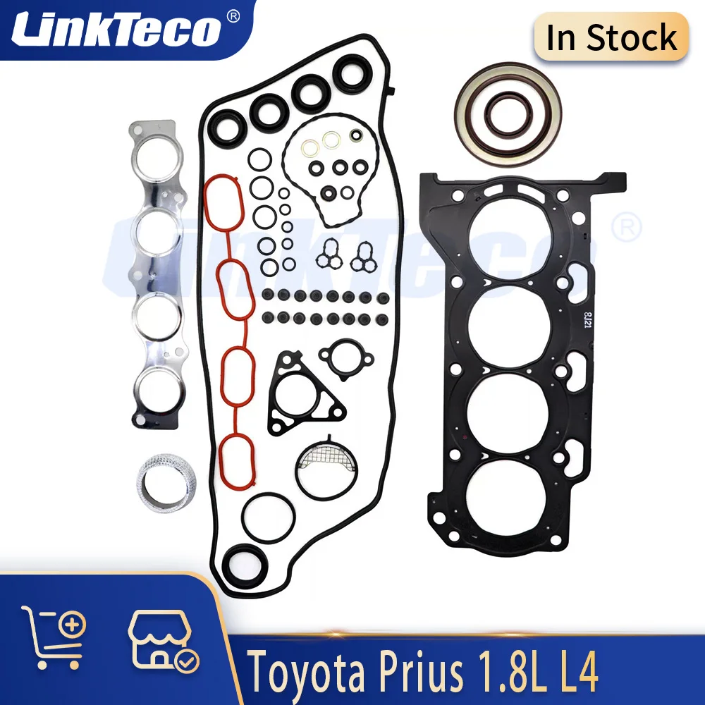 Engine Parts Head Gasket Set Fit 1.8 L L4 Gas 1ZR-FAE 2ZR-FAE For 2010-2020 Toyota Prius V Corolla Lexus CT200h 1.8L HS26515PT