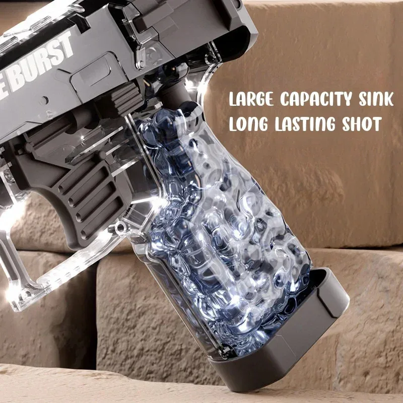 비전기 권총 기계식 연속 발사 물총 장난감 여름 야외 해변 장난감을위한 고압 미니 권총 물총