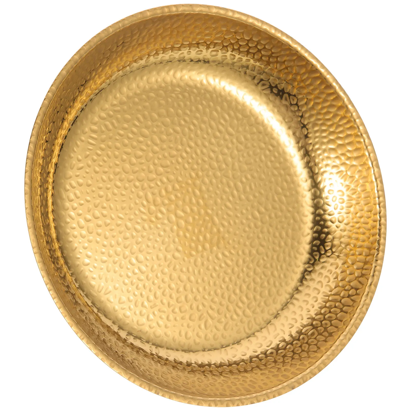 

Stainless Steel Tray Dinner Plates Reusable Dishwasher Safe Vintage Round Metal Silver Korean Snack Dish Roast Meat Easy Clean