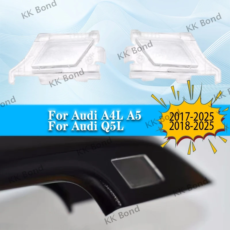 Pour Audi A4 B9 S4 A5 S5 2017-2025 Q5 Q5L 2018-2025 Poignée de porte gauche droite Couvercle transparent Capuchon 8W0837877 8W0837878